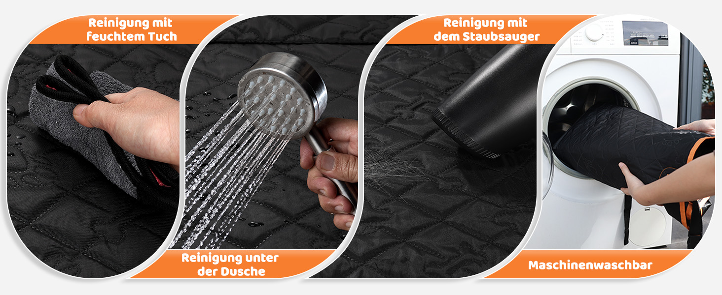 Захисний чохол на сидіння автомобіля для собак KYG, з ременем безпеки, водовідштовхуючий, зносостійкий, 132x58x46 см, підходить для більшості авто, вантажівок та позашляховиків