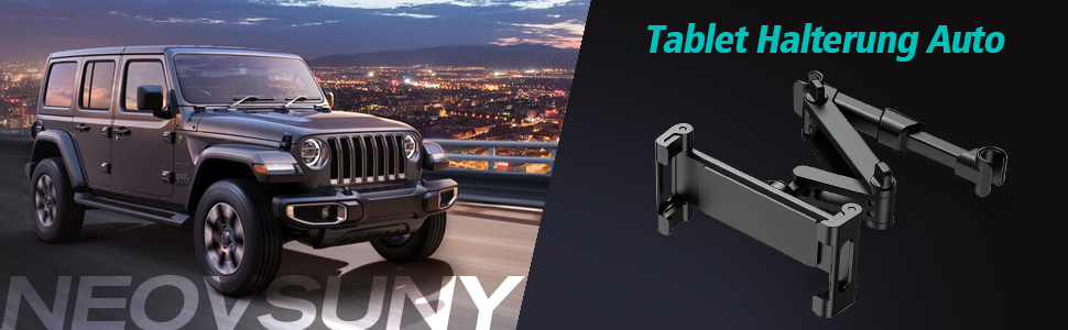 Тримач для планшета в авто, універсальний, висувний, для iPad, iPhone, Samsung Galaxy Tab, Switch (4.7-13 дюймів)