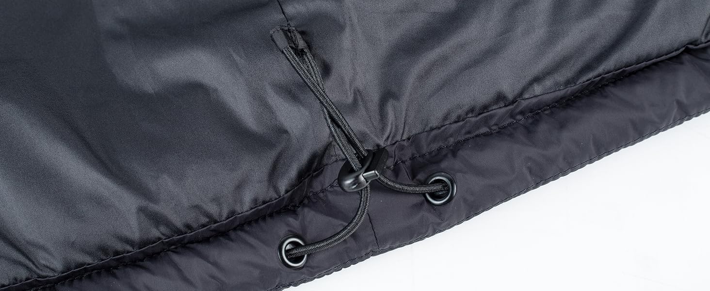 Обогрівальний жилет для чоловіків з Powerbank 7.4V 18400mAh, зимовий жилет з м'якої бавовни, 3 режими нагріву для катання на лижах, мотоциклі, полювання, риболовлі, чорний