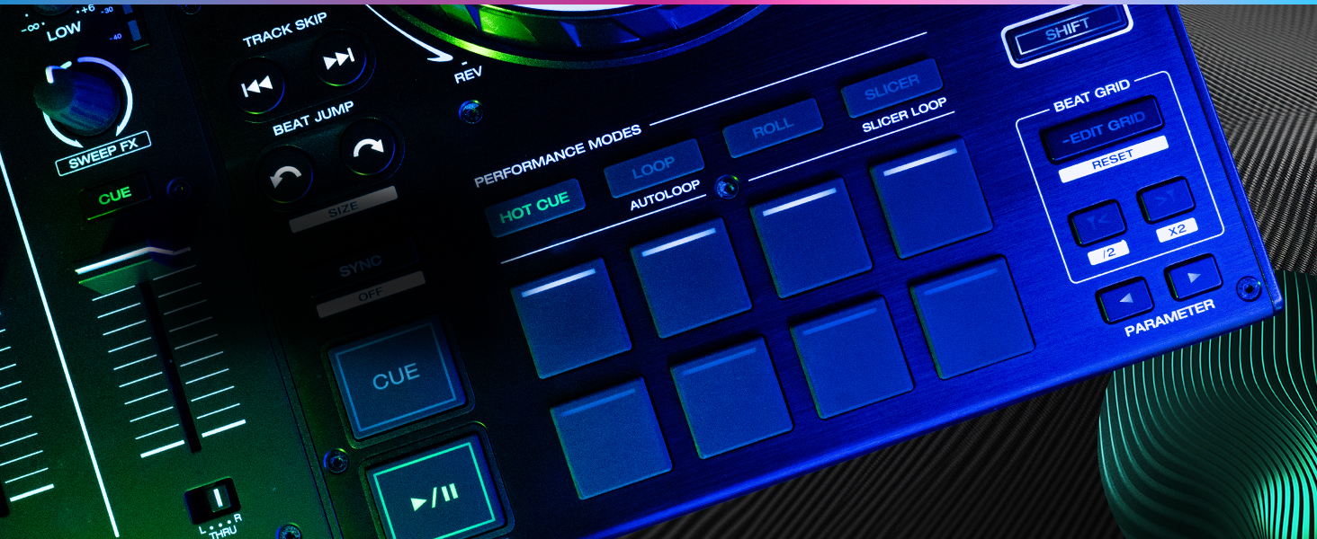 Denon DJ PRIME 4+ - DJ контролер з розділенням STEM, Wi-Fi, сенсорний екран 10.1