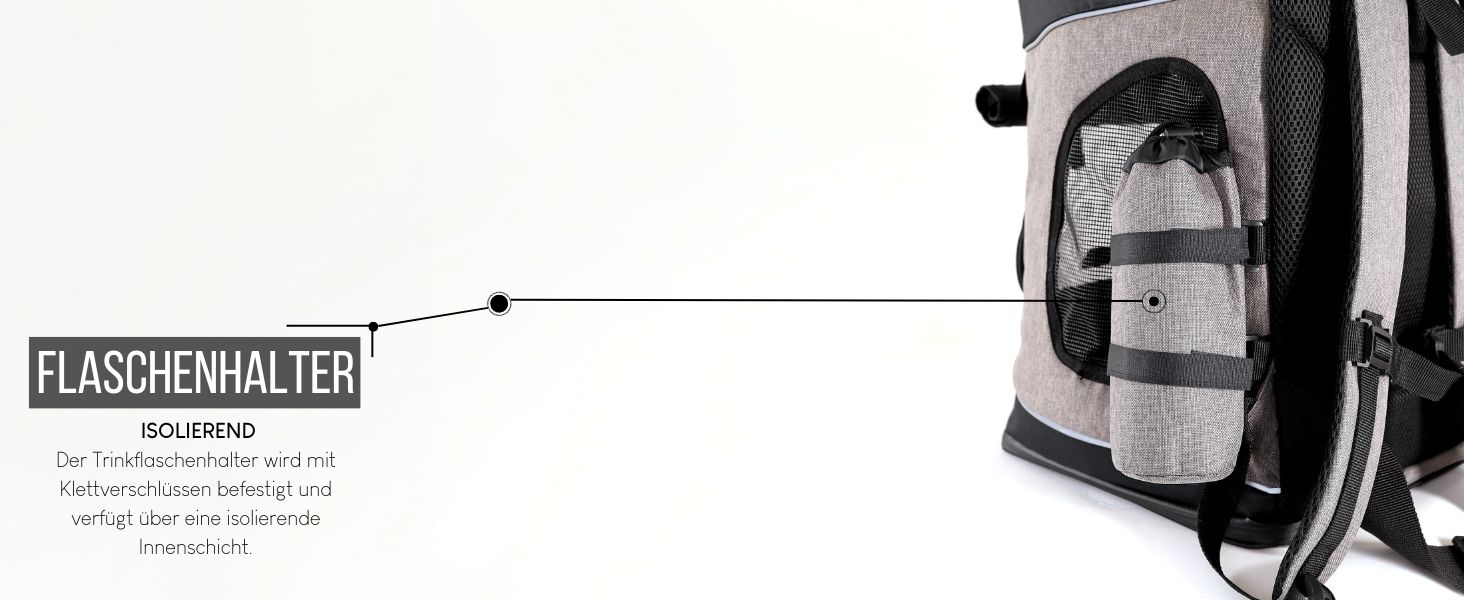 Сумка-рюкзак для транспортування котів Lionto, 34x30x42 см, сіра/зелена