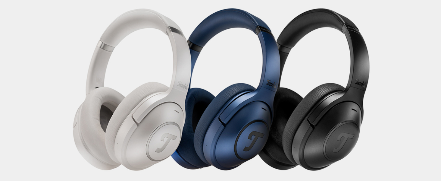 Бездротові навушники Teufel REAL Blue Over-Ear Bluetooth - білі, 55 годин роботи, ShareMe, High Resolution Audio