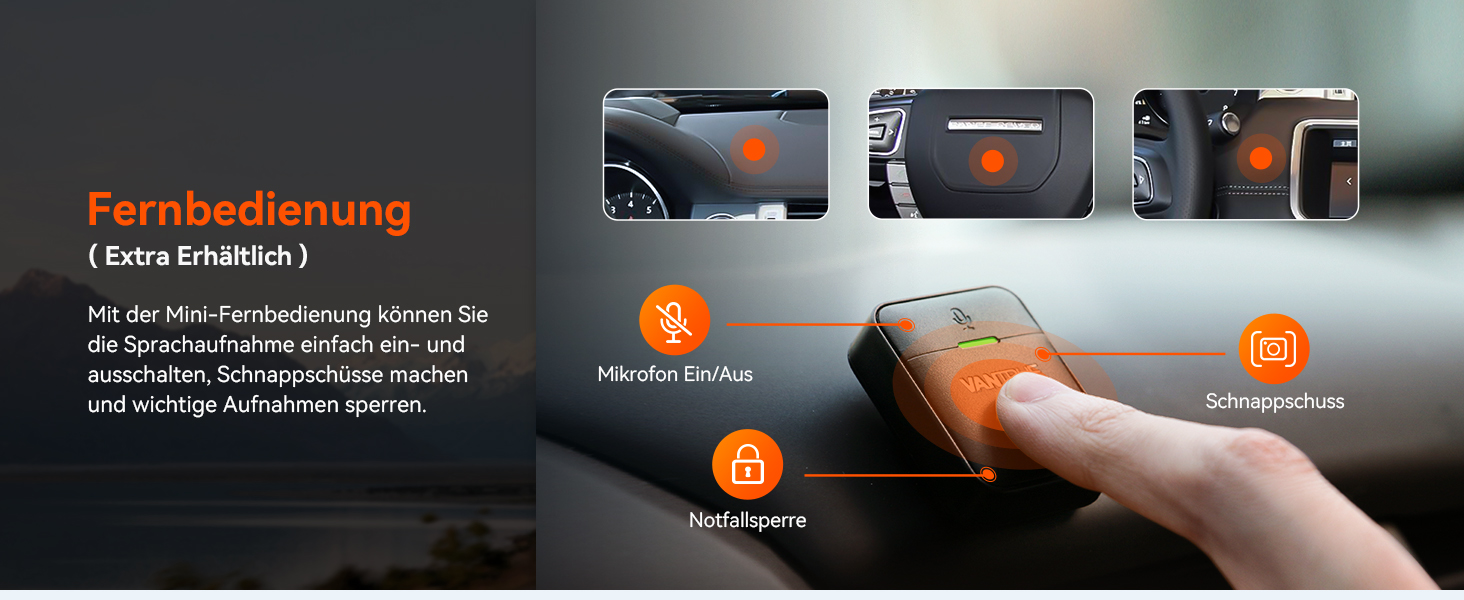 Відеореєстратор VANTRUE STARVIS 2: 4K + 1080P + 1440P, 3 канали, GPS, WiFi, паркувальний режим, нічне бачення, LTE (N4 Pro)