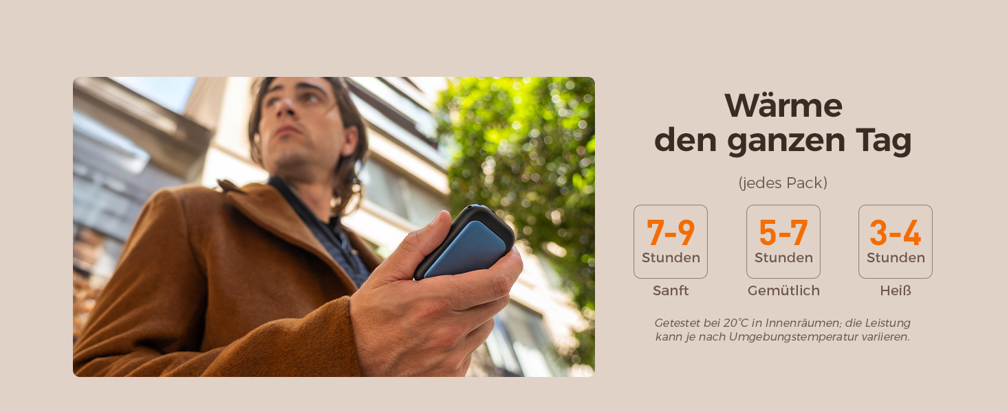 Електричні грілки для рук OCOOPA UT4 Young Flora Flamme, 5000mAh, 2 шт. - Компактні, Водонепроникні, Швидкий нагрів, USB, для зими та активного відпочинку