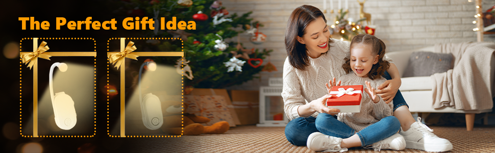 Світлодіодна лампа для читання з кріпленням, акумуляторна, 3 режими температури кольору, USB, гнучка на 360°, для читання в ліжку, ідеальна для книголюбів та дітей, чорна