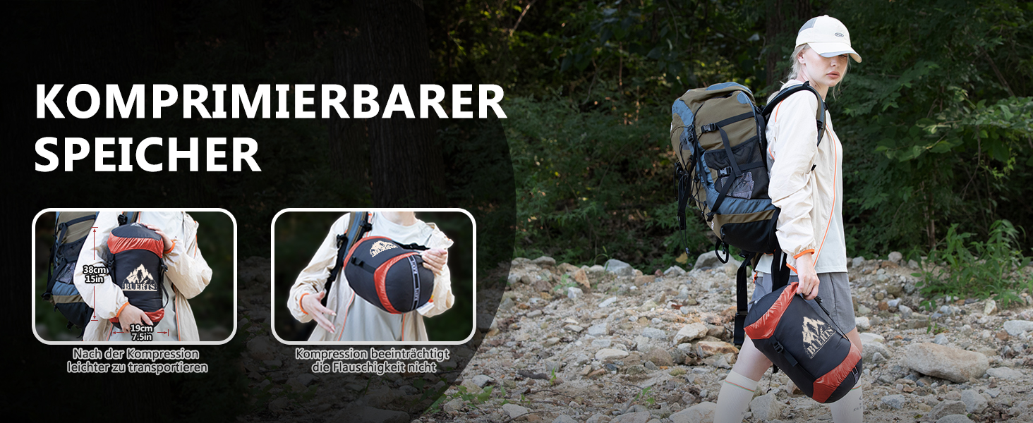 Спальний мішок для дорослих з пухом, 680FP, Outdoor, зимовий, для кемпінгу, походів та подорожей, з компресійним мішком. -10°C, сірий (-4°C, червоний)