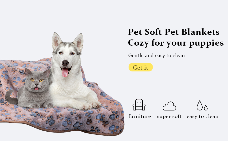 М'яка підстилка для собак та котів, 3 шт. (Великий розмір, Лапка)