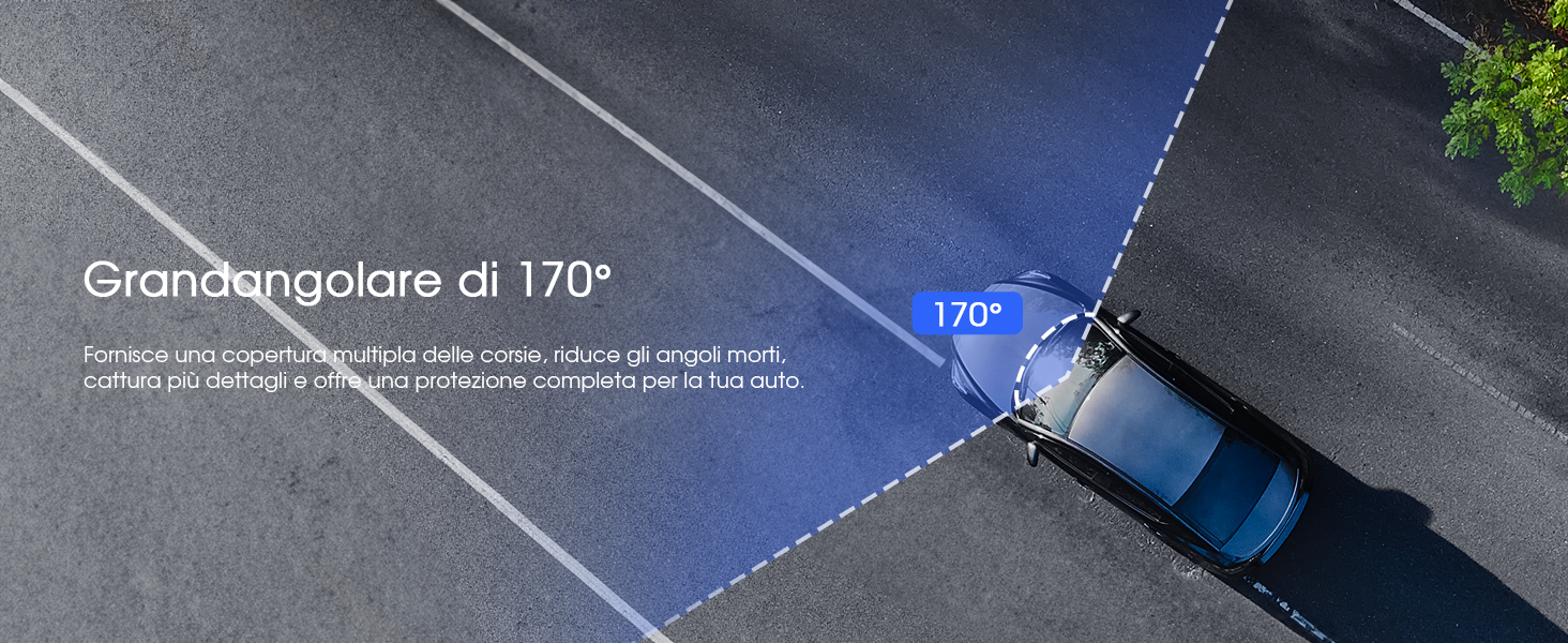 Відеореєстратор Avylet 2K Wi-Fi з GPS, IPS-дисплеєм, нічним баченням та паркуванням 24/7