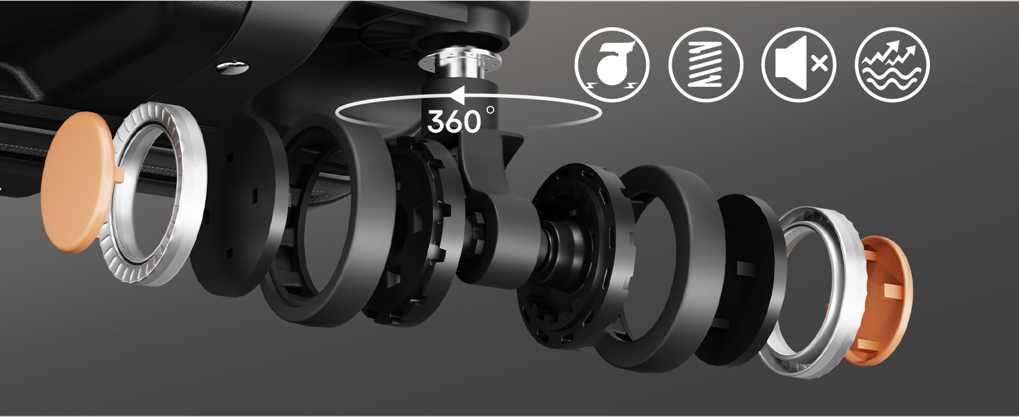 Набір валіз Joyway 3 шт. з жорстким корпусом, легкий, PP, TSA замок, 4 колеса, рожеве золото, 20'+24'+28'