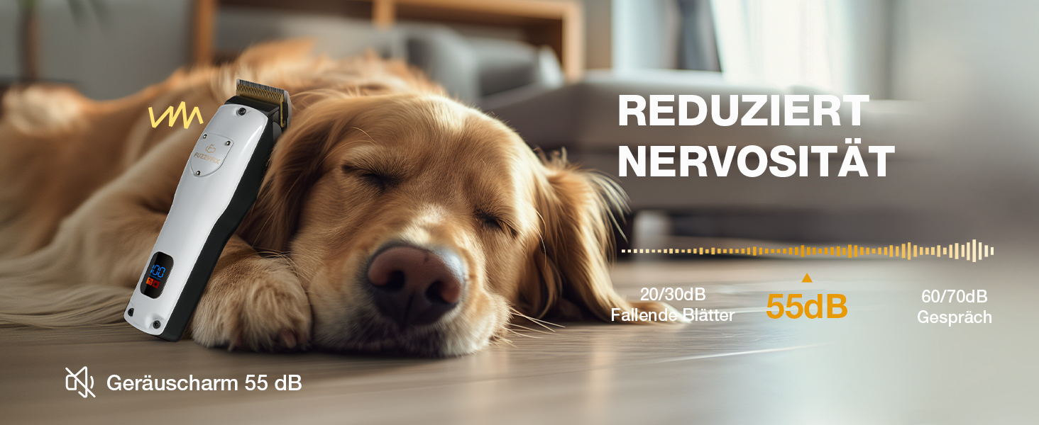 Професійна машинка для стрижки собак Leise - для густого та кучерявого хутра, з нержавіючої сталі