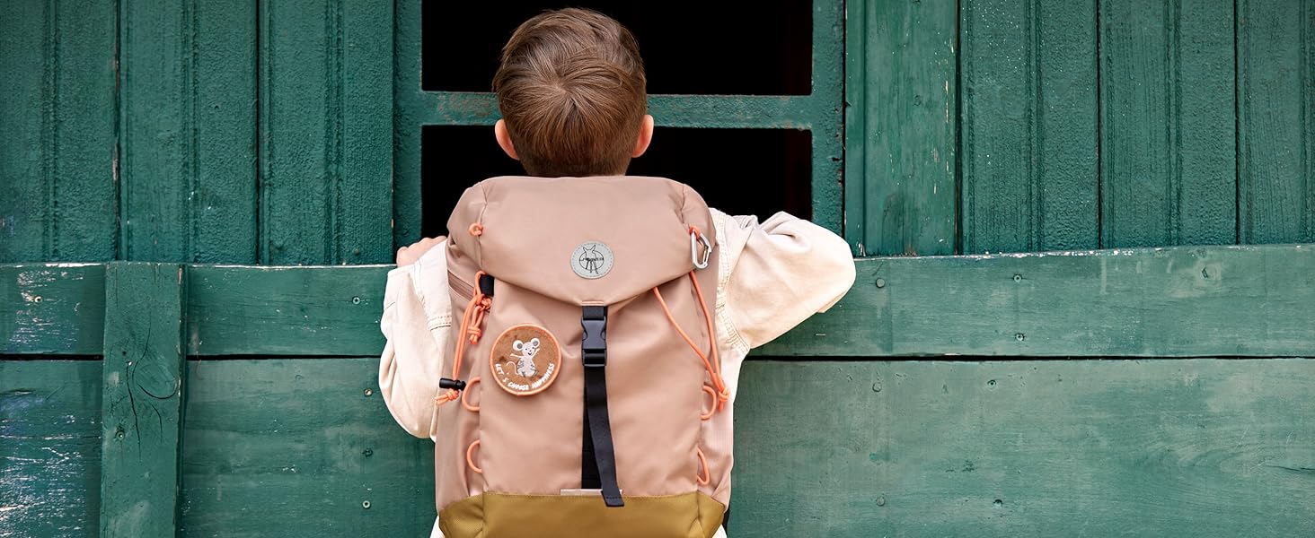 Дитячий рюкзак LÄSSIG для садка та прогулянок - від 3 років, 9 літрів, колір горіх