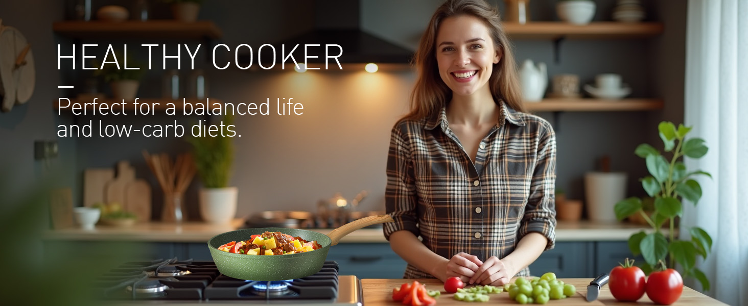 Набір каструль та сковорідок DishDelight 30 предметів з антипригарним покриттям з граніту. Набір каструль, сковорідок з кришками з термостійкого скла. Зелений колір.