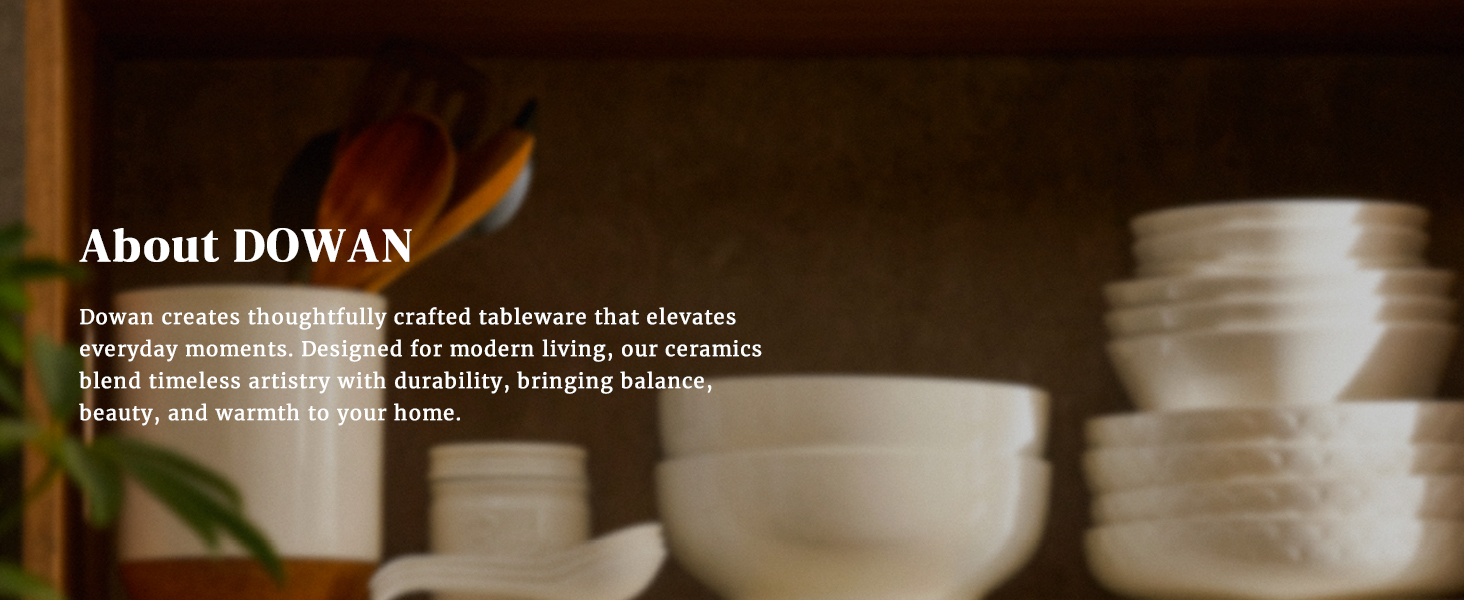 Набір глибоких тарілок DOWAN (4 шт.) Ø 25,2 см, кераміка, 1480 мл. Ідеально для супу, пасти, салату. Яскраві кольори.