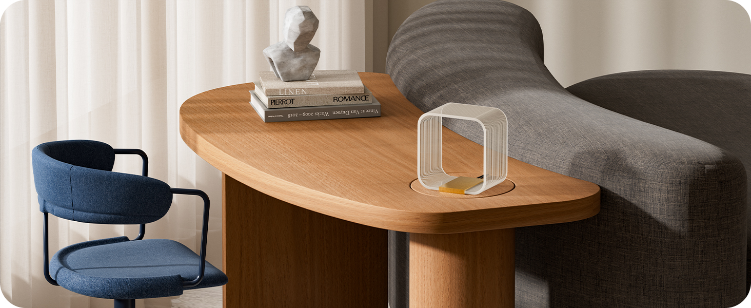 LED настільна лампа EDISHINE: сучасна лампа для спальні та вітальні, золота, з лазерним різьбленням, акрил, алюміній, 3000K, 4W