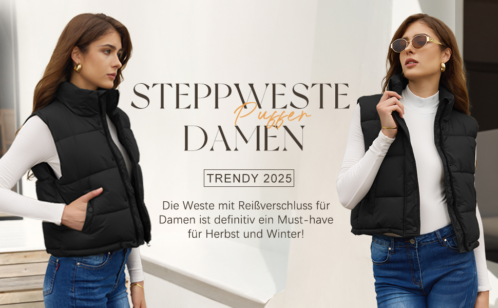 Жіноча жилетка Fengbay Reitweste: безрукавна, з коміром-стійкою, легка, стьобана, утеплена, для осені та зими, кольоро хакі, розмір M