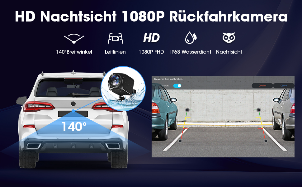 Автомобільний дисплей 10,26'' CarPlay/Android Auto з сенсорним екраном, підставкою, камерою заднього виду, GPS-навігацією, підтримкою Siri/Google для авто 2025, Buddy Display