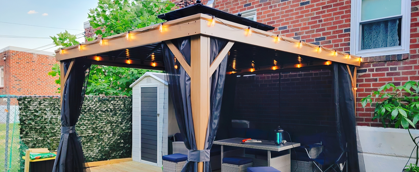 Світлодіодна гірлянда AzureStar для вулиці, 15 метрів, 2700K, ST38, IP44, для декору саду, балкону, вечірки, фестивалю