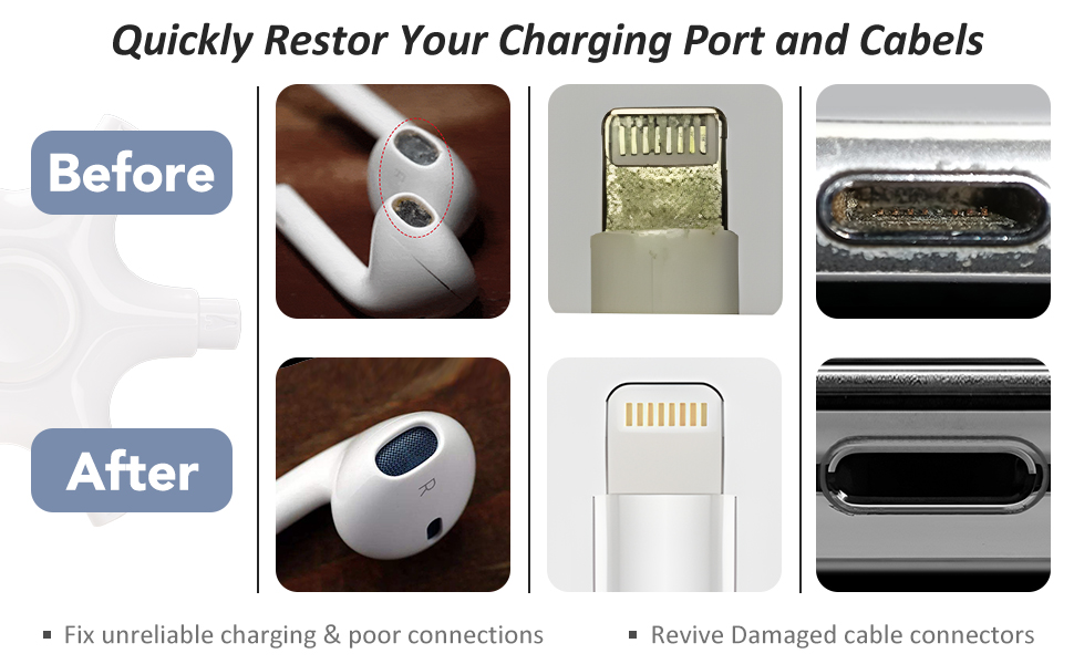 Набір для чищення iPhone, AirPods та USB-C: Handy Reinigungsset Shadow Black
