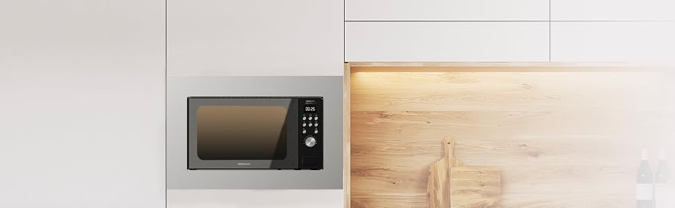 Мікрохвильова піч Enbau 700W Steel-Black