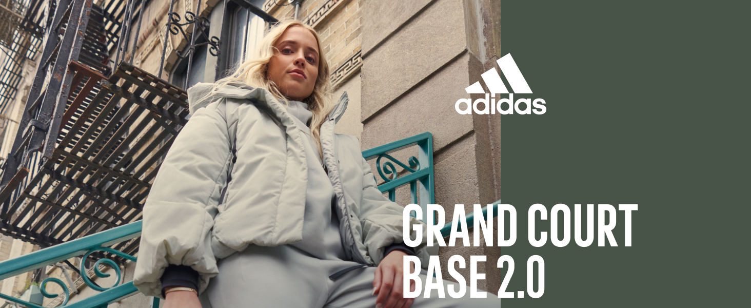 Жіночі кросівки Adidas Grand Court 2.0, 39 1/3 EU, білий/чорний, оригінальна модель