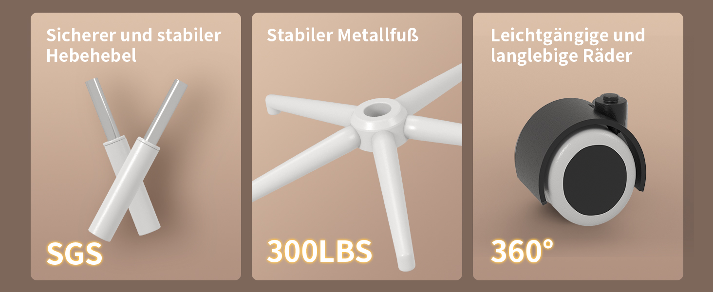Офісний стіл Naspiro Ergonomischer Bürostuhl: регульований, з сітчастою спинкою та підлокітниками, з підтримкою попереку, для дому та офісу (чорний/білий)