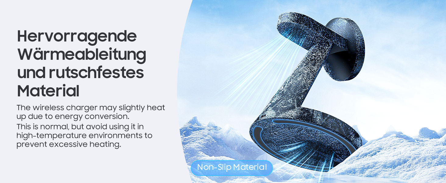 Бездротова зарядка Meifigno 3-в-1 для Samsung Galaxy: Mag-Safe, годинник, навушники (чорний)