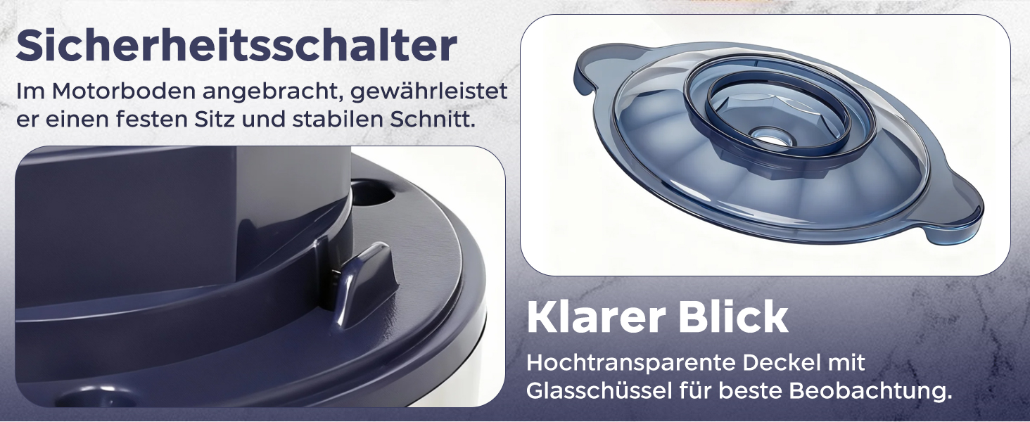 Електричний подрібнювач м'яса Bear 2L+1.8L з функцією м'ясоподрібнювача, 600W, 2 швидкості, зі скляною та нержавіючою сталлю, 4 леза, для м'яса, дитячого харчування, фруктів та овочів