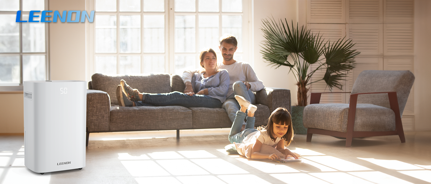 Електричний осушувач повітря 25L з таймером, фільтром та захистом від дітей. Економний, проти цвілі та вологи.