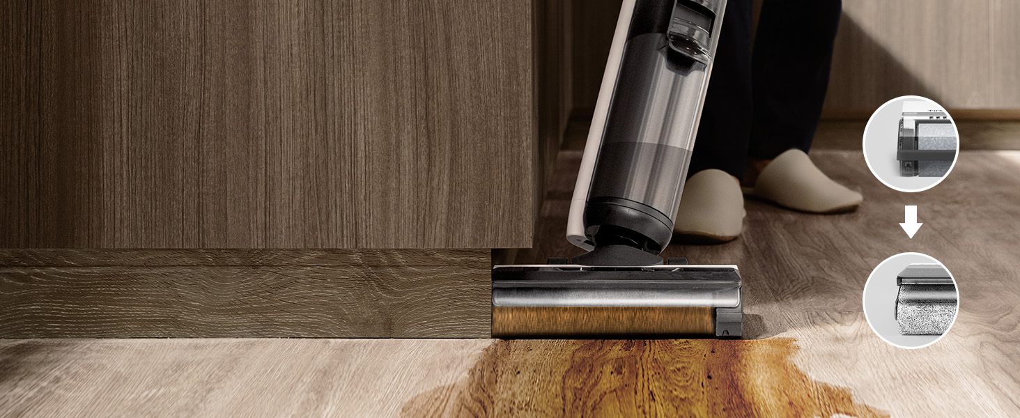 Бездротовий пилосос Tineco Floor One S5 Pro 2: для прибирання шерсті та липких забруднень, з інтелектуальним дисплеєм