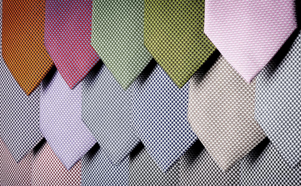 Краватка чоловіча Vincenzo Boretti, шовк, смугаста, коричнева, 8 см, для костюма та сорочки, діловий стиль, весілля