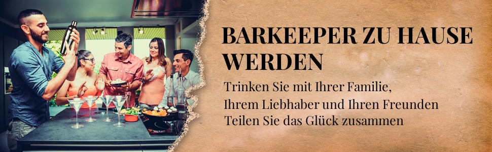 Набір шейкер для коктейлів, 5 предметів, 750 мл, нержавіюча сталь, професійний барменський набір, комплект для приготування Мартіні, барний інструмент для дому, з рецептами коктейлів (сірий)