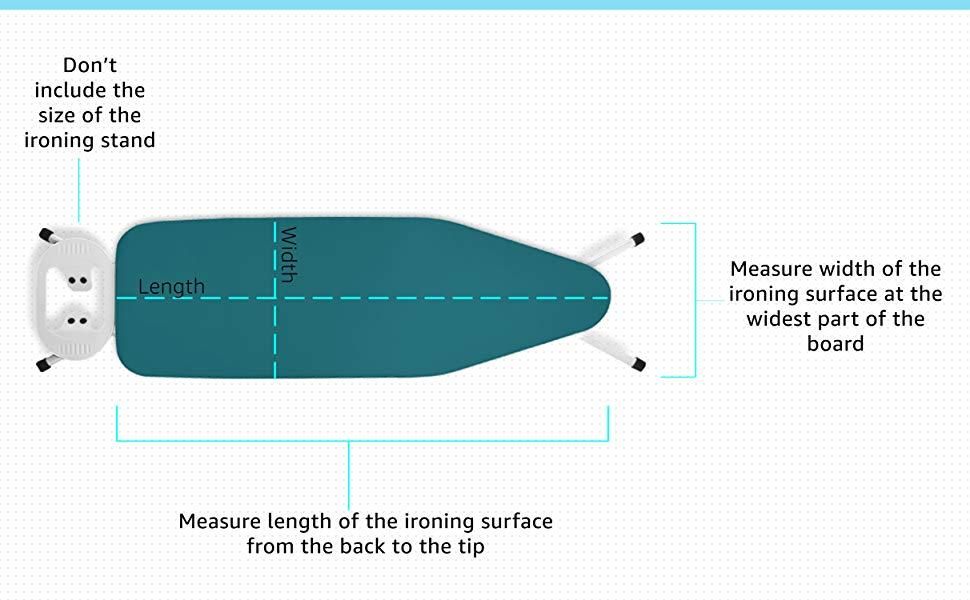 Глянцевий силіконовий чохол для прасувальної дошки Encasa XO, 135x45 см, з товстим шаром піни та фетру, стійкий до нагару та плям, XL сріблястий, люкс