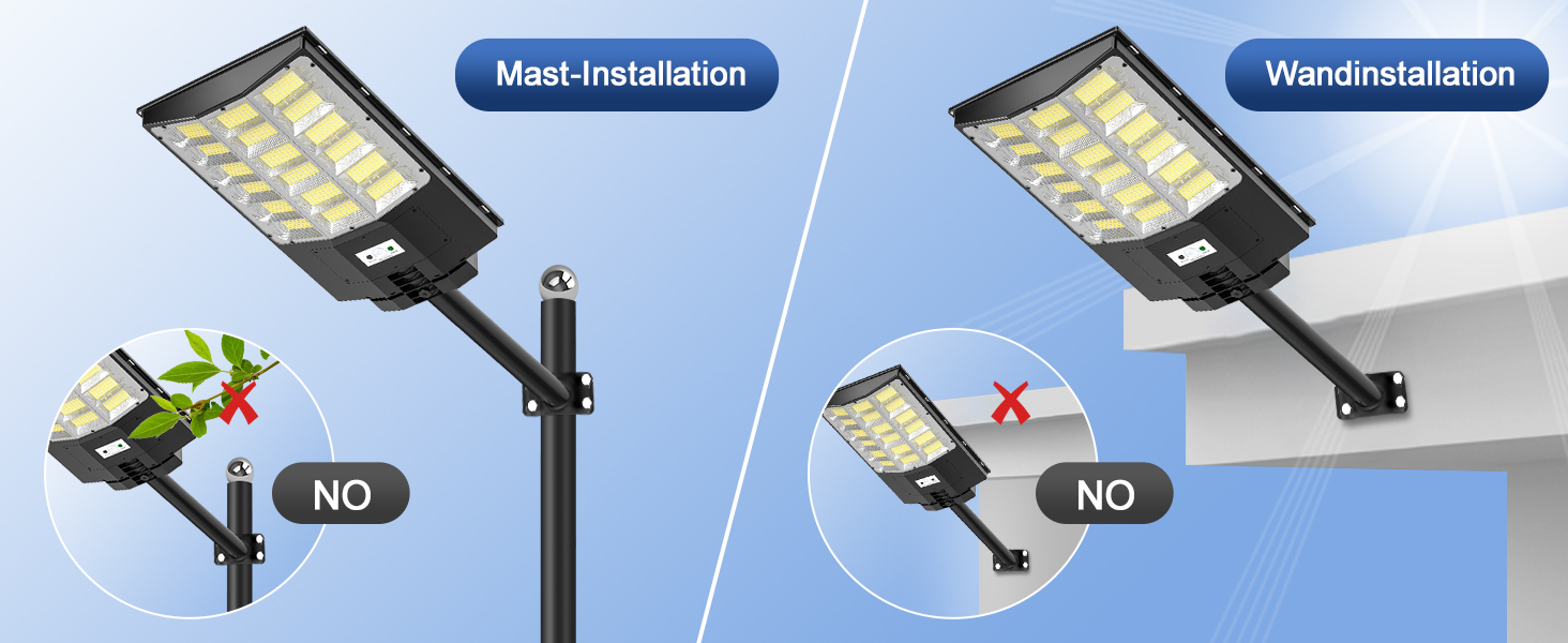 Вуличний сонячний LED світильник Sararoom 1000W з датчиком руху, 864LED, 6500K, IP65, з пультом, для саду, тераси, гаража, газону