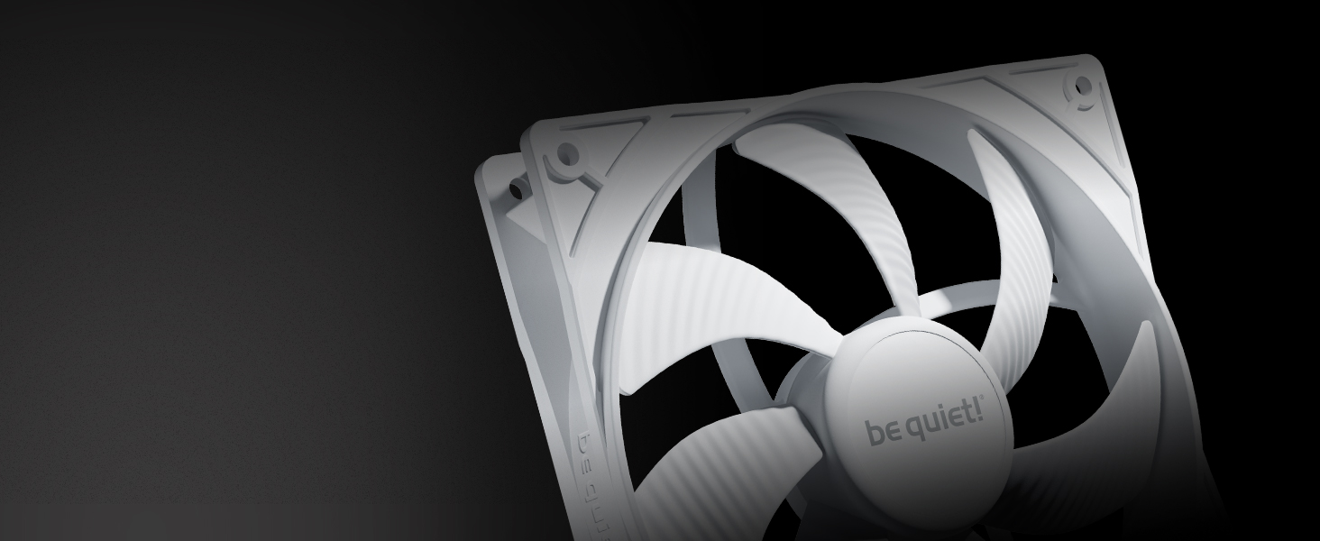 be quiet! Pure Base 501 DX White - корпус ПК з 3 вентиляторами Pure Wings 3 140mm PWM, високий статичний тиск, ARGB-підсвітка