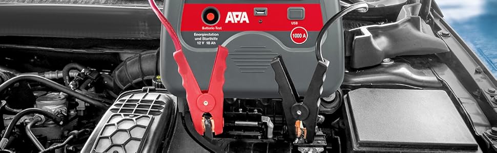 Power Pack APA 16524 - Пусковий пристрій 12/24V, 900A (1000A)