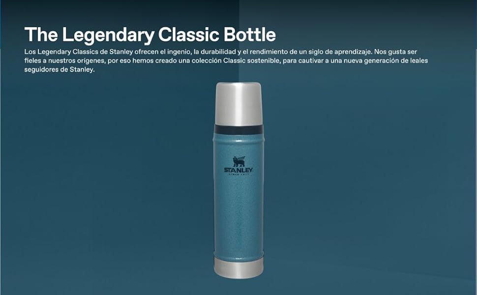 Термос STANLEY 1913 Classic Legendary 590 мл, герметичний, сталевий (Hammertone Rose Quartz) — зберігає тепло та холод до 24 годин