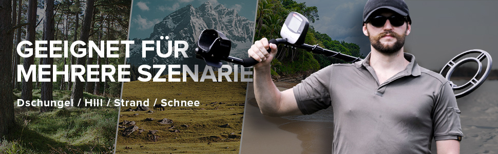 Металошукач професійний 30см, водонепроникна котушка, Pinpoint, DSP-чип, мульти-режим, 12 дюймів