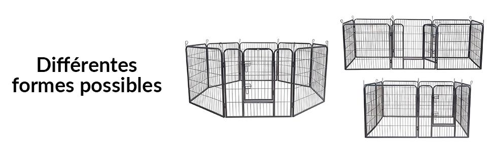 Клітка для цуценят Zoomundo 100 см, XL, чорна: загін для тварин, загін для цуценят, клітка для собак