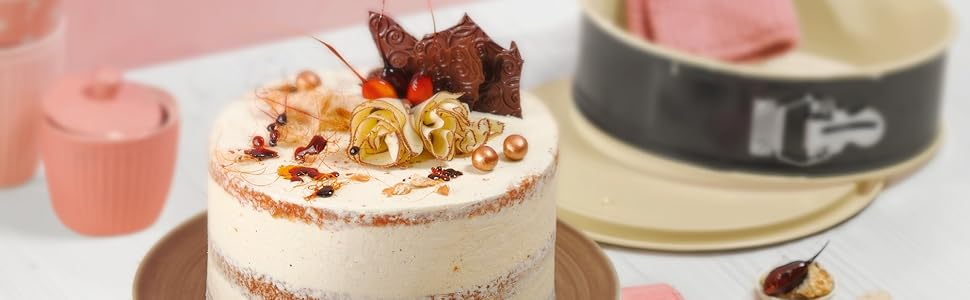 Форма для випічки Kaiser Inspiration Plus, 28 см, 2 дна, з плоскою та різьбленою поверхнею, антипригарне покриття, випічка торти