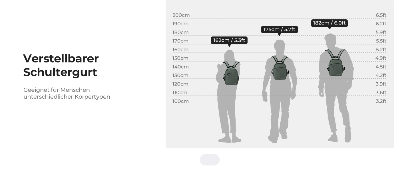 Рюкзак для камери K&F CONCEPT B-dunkelgrün: компактний, для DSLR, з регульованим ременем