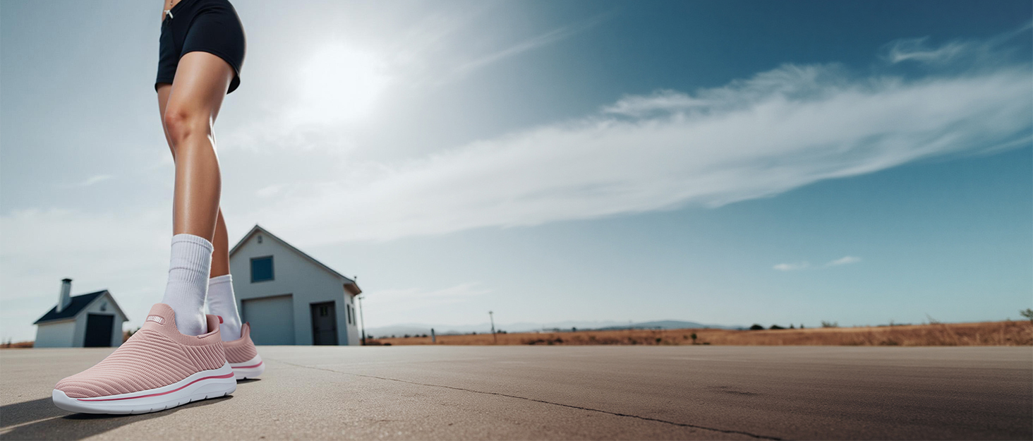 Сліпони жіночі: зручні кросівки для ходьби, занять фітнесу та джогінгу (2630 D Рожевий, 40 EU)