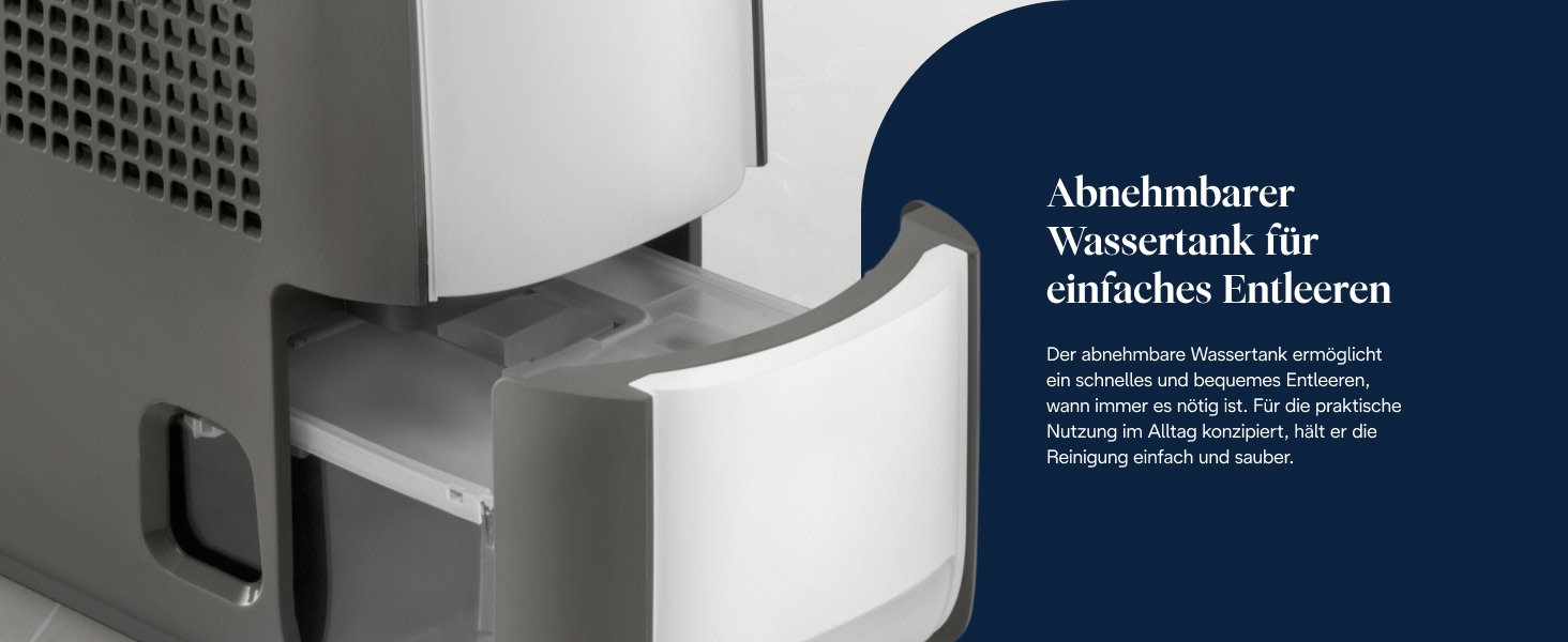 Зволожувач повітря De'Longhi Tasciugo AriaDry Light - портативний, з іонізацією, технологія цеоліту, 7.5 л/день, сушка білизни, сірий (DNS65)