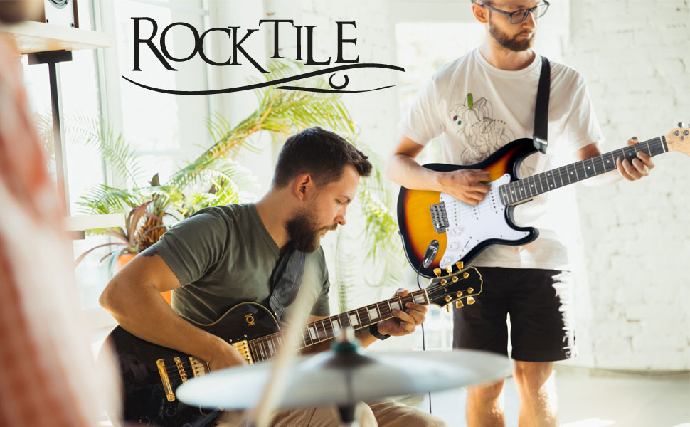 Електрогітара Rocktile Banger's Pack Sunburst (Комплект: підсилювач, тремоло, чохол, кабель, ремінь, медіатори, запасні струни, навчальний матеріал з CD/DVD)