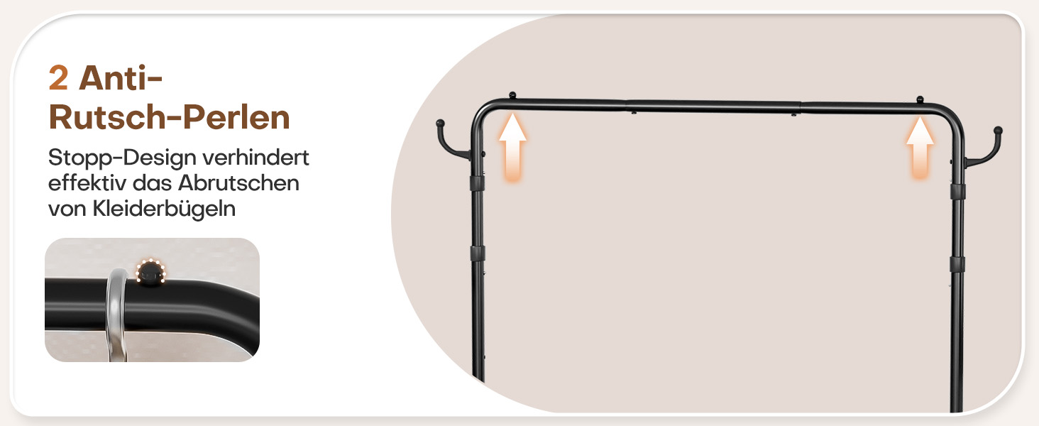 Стійка для одягу на колесах Yorbay: міцна металева вішалка з полицею для багажу. Компактна вішалка для спальні, пральні, магазину (Чорний, 117.5 см)