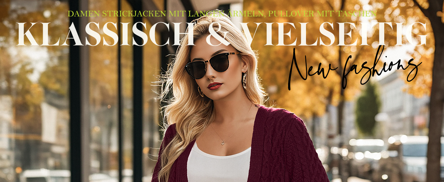 Жіночий в'язаний кардиган GRECERELLE з V-подібним вирізом та ґудзиками, класичний стиль, осінь-зима, бежевий колір