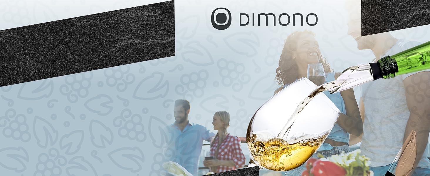Охолоджувач для пляшок Dimono®: термо-охолоджувач для вина, шампанського та води (4-в-1)