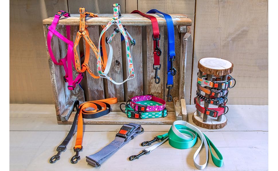 Нашийник Karlie Art Sportiv Plus для собак, розмір L (90-120 см), ширина 25 мм, XL (15 мм), сірий з крапками