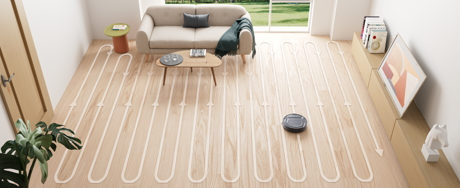 Робот-пилосос LEFANT M210PG з пультом дистанційного керування, 2200Pa, для шерсті тварин, з док-станцією, сумісний з Alexa та керуванням через APP, час роботи 120 хв