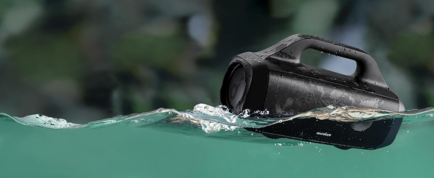 Soundcore Motion Boom - Bluetooth портативна колонка Anker з Titan драйверами, BassUp, IPX7, 24h, для відпочинку на природі