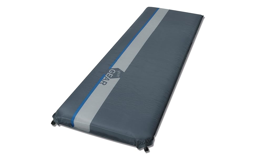 Килимок туристичний самонадувний your GEAR ISO 700 200x63x7 см, вологостійкий, термокилимок, повітряний матрац